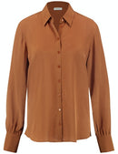 Inspiring Neotrad Pleat Back Shirt - Haselnut