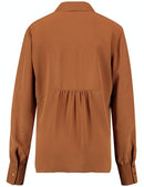 Inspiring Neotrad Pleat Back Shirt - Haselnut