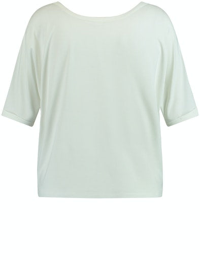 Casual Marrakech T-shirt - Ecru/orange