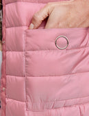 Water Repellent Padded Jacket - Sea Pink