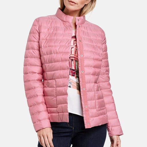 Water Repellent Padded Jacket - Sea Pink