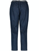 Inspiring Exotic Garden Crop Trouser - Blue Denim