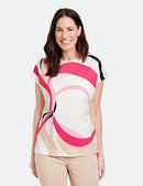 Short Sleeve T-Shirt - Ivory/rose