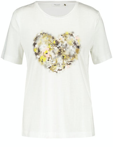 Inspiring Botanicals Short Sleeve T-Shirt - Off White