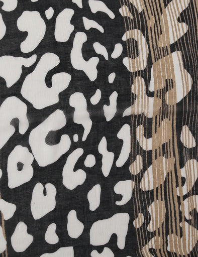 Copenhagen Camo Shawl - Brown/black
