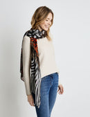 Copenhagen Camo Shawl - Brown/black