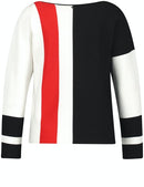 Urban Warrior Round Neck Jumper - Black/ecru