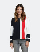 Urban Warrior Round Neck Jumper - Black/ecru