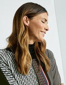 Urban Warrior 3/4 Sleeve T-shirt - Black/ecru/white