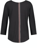 Urban Warrior 3/4 Sleeve T-shirt - Black/ecru/white