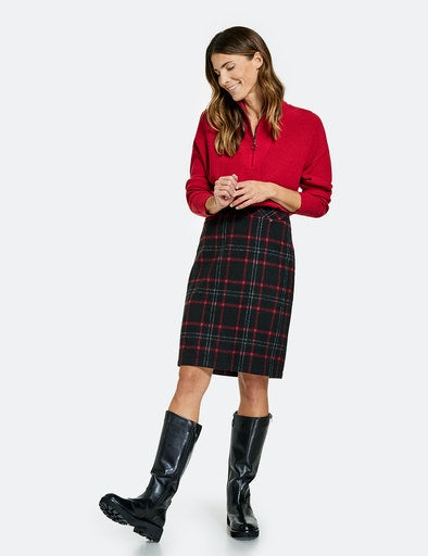 Urban Warrior Skirt - Black/red