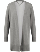 Western Spirit Edge To Edge Cardigan - Grey Melange