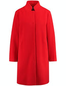 Optical Lines Coat - Chili
