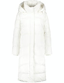 Optical Lines Coat - Cream