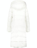 Optical Lines Coat - Cream
