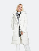 Optical Lines Coat - Cream