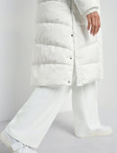 Optical Lines Coat - Cream