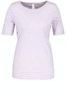 Floral Simplicity 1/2 Sleeve - Lilac/pink/ecru