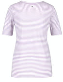 Floral Simplicity 1/2 Sleeve - Lilac/pink/ecru