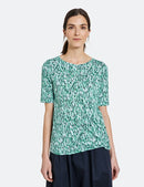 Everyday Pleasure Short Sleeve T-Shirt - Green/lilac/pink