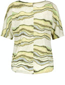 Confident Comfort 3/4 Sleeve - Green/yellow