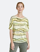 Confident Comfort 3/4 Sleeve - Green/yellow