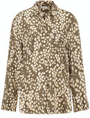 Confident Comfort Long Sleeve Shirt - Khaki/shell