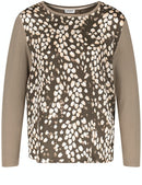 Confident Comfort Long Sleeve T-Shirt - Khaki/shell