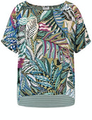 Everyday Pleasure Short Sleeve T-Shirt - Seaweed/mint/rose
