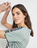 Everyday Pleasure Short Sleeve T-Shirt - Seaweed/mint/rose