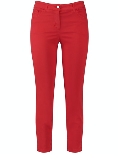Crop Jeans - Bright Red