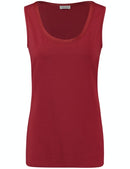 Neutral Simplicity Jersey Top - Wine