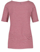 Floral Simplicity 1/2 Sleeve - Red/orange/ecru