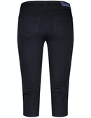 Cropped Trouser - Navy