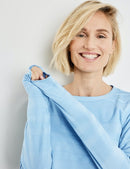 Nos Long Sleeve Jumper - Sky