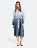 Tranquility Blue Woven Dress - Blue Denim