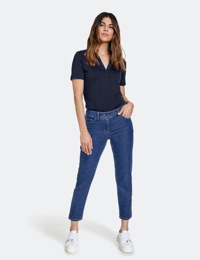 Crop Jeans - Blue Denim