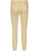Floral Simplicity Cropped Trouser - Desert