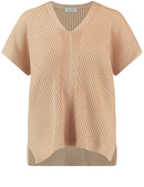 Neutral Simplicity Ss Jumper - Desert