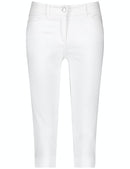 Cropped Trouser - White/white