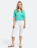 Cropped Trouser - White/white