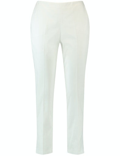 Desert Sunset Cropped Trouser - Off White