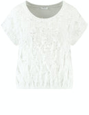 Gerry Weber Neutral Simplicity Ss Jumper - Off White