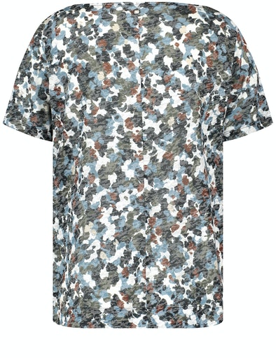 Timeless Blue Print T-Shirt - Green/blue