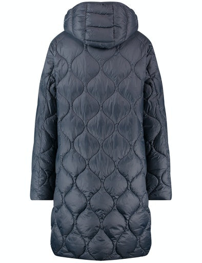 Mood Booster Hooded Coat - Midnight Blue