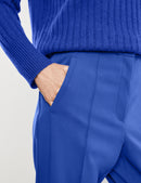 Moon Shine Crop Trouser - Electric Blue