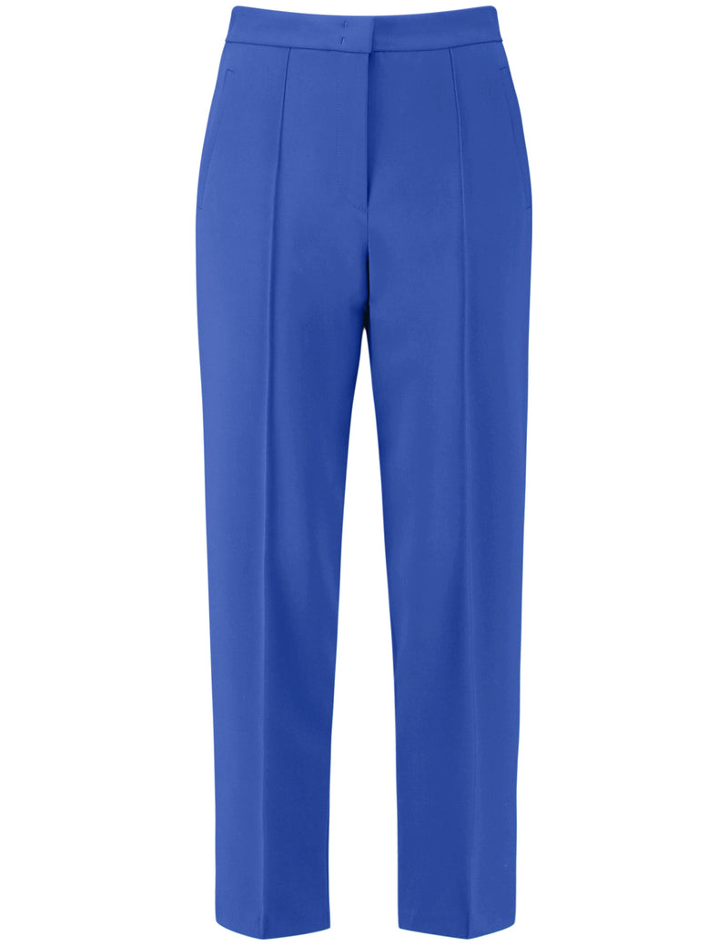 Moon Shine Crop Trouser - Electric Blue