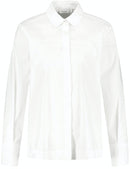 Long Sleeve Blouse - White/white