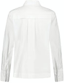 Long Sleeve Blouse - White/white