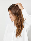 Long Sleeve Blouse - White/white